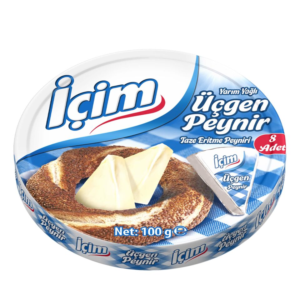 İçim Üçgen Peynir Y.Yağlı 100gr x 24 Adet