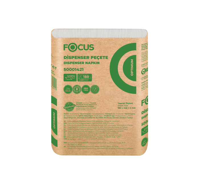 Focus Optimum V Katlı Peçete 250*60