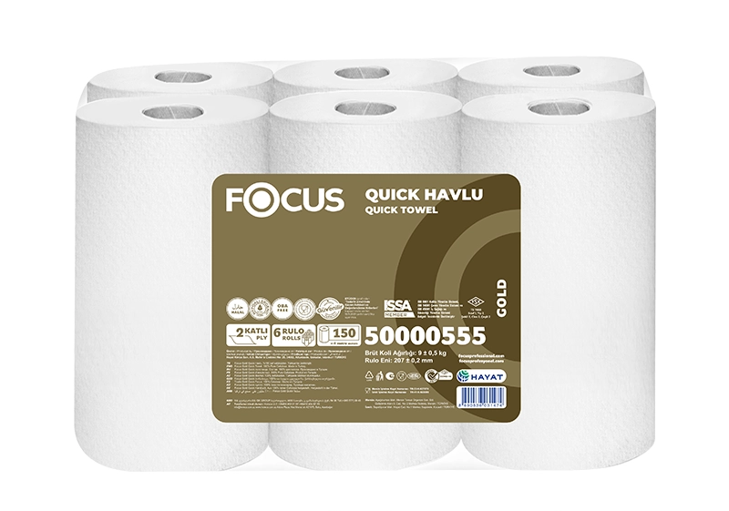 Focus XL Quick Kağıt Havlu 6Lı 200 Mt