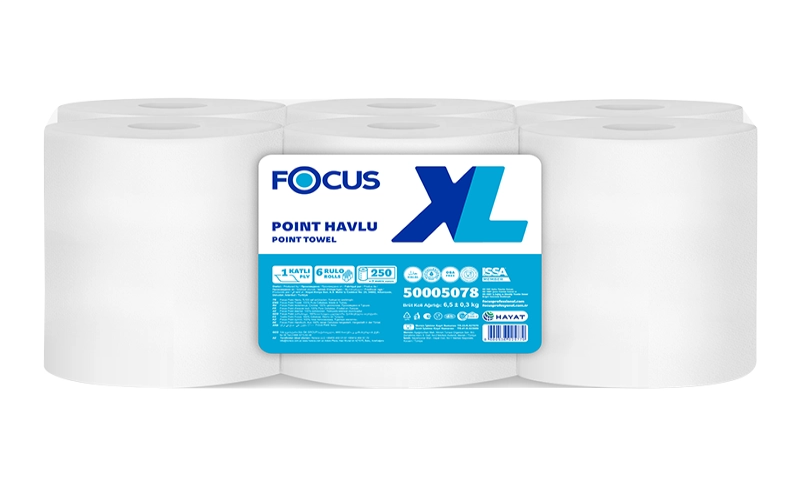 Focus Point Xl İçten Çekmeli Kağıt Havlu 6Lı 250 mt