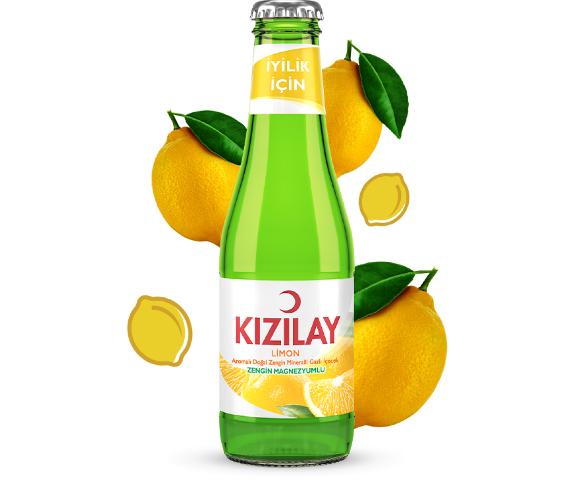 Kızılay Limon Aromalı Maden Suyu 200 Ml X 24 Adet