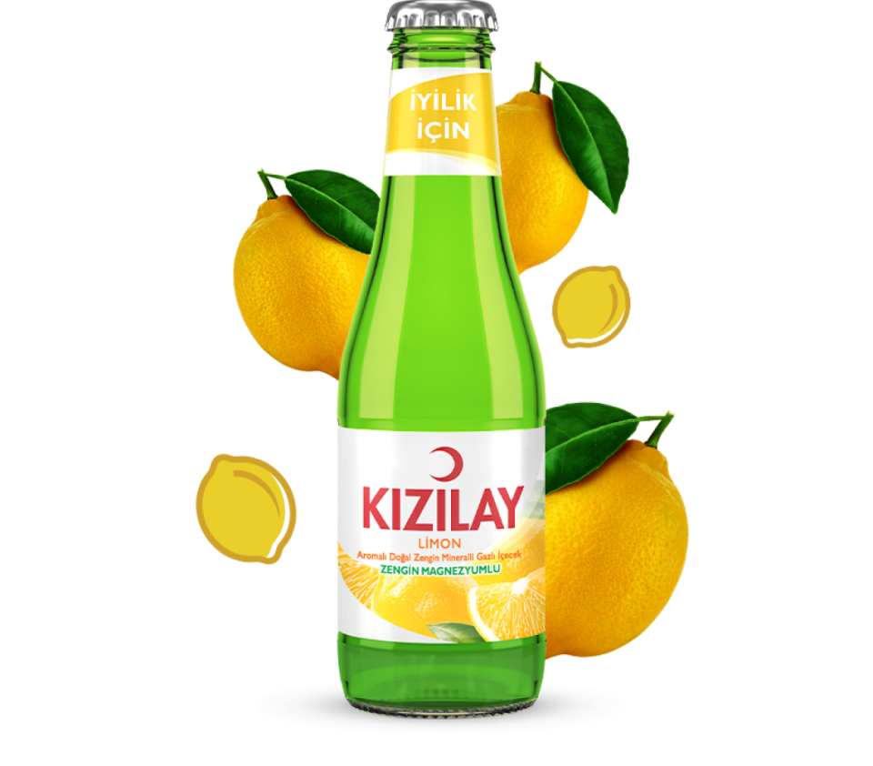 Kızılay Limon Aromalı Maden Suyu 200 Ml X 24 Adet