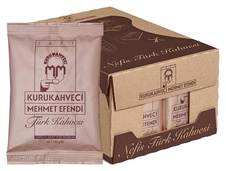 Mehmet Efendi Türk Kahvesi Folyo 100 Gr x 25 Paket