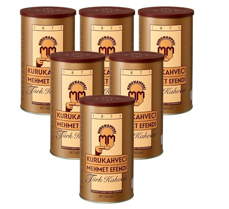 Mehmet Efendi Türk Kahvesi Teneke 500 Gr