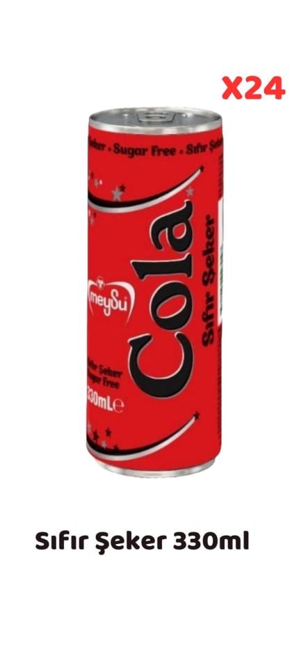 Meysu Cola 330 Ml Sıfır Şeker 24'lü