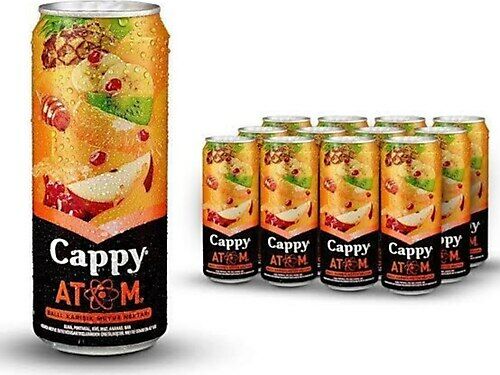 Cappy Ballı Karışık 330 ml Kutu Meyve Suyu x 12 Adet