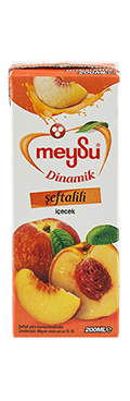 Meysu Dinamik Şeftali  200 Ml x 27 Adet