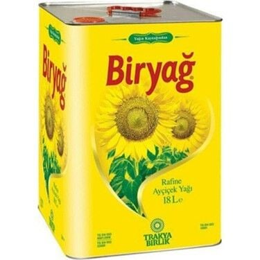 Biryağ Ayçiçek Yağı 18 Lt