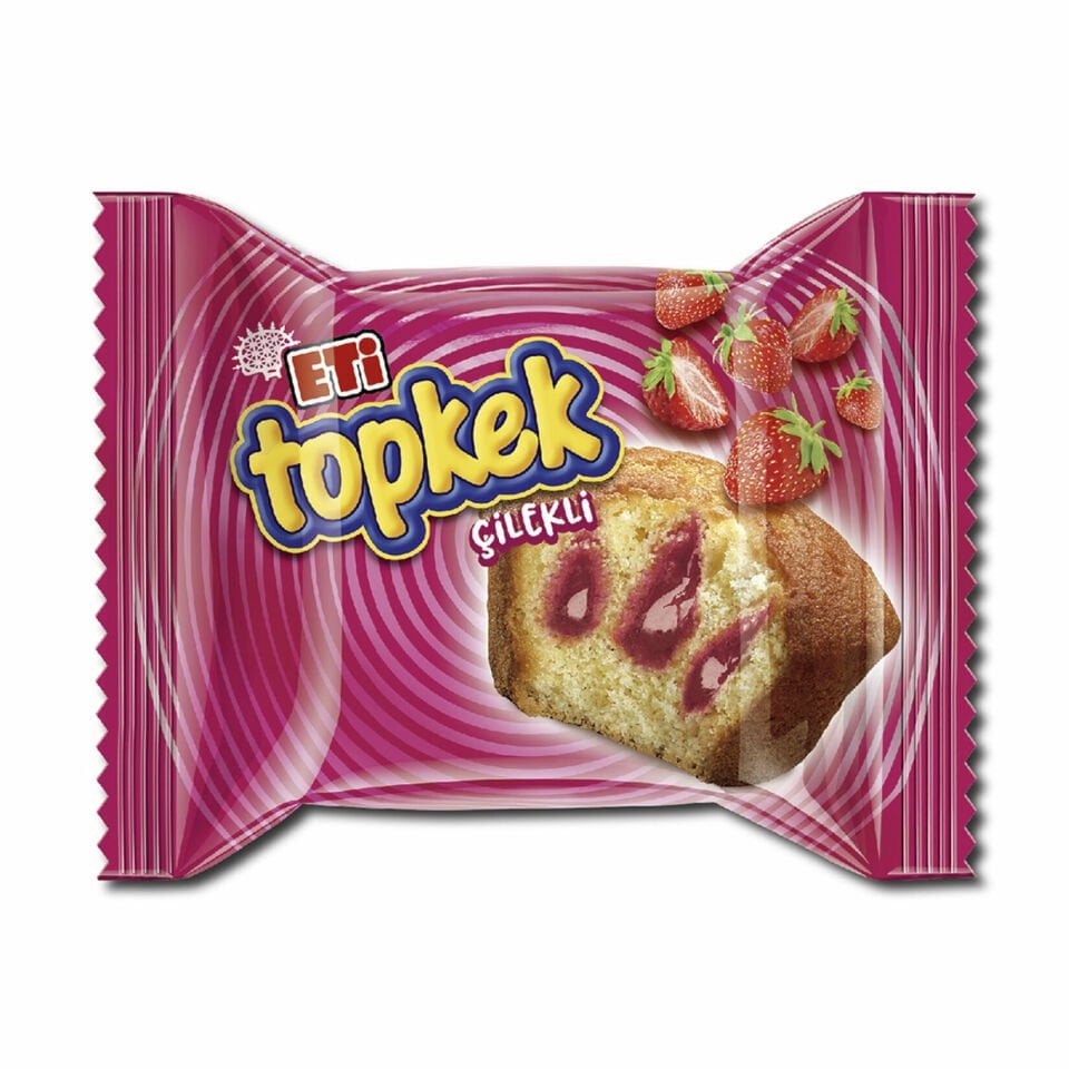 Eti Topkek Çilekli 40 Gr x 24 Adet
