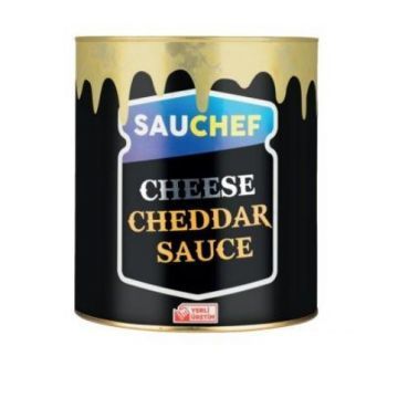 Sauchef Cheddar Sos Teneke 2800 gr Koli (4 Adet)