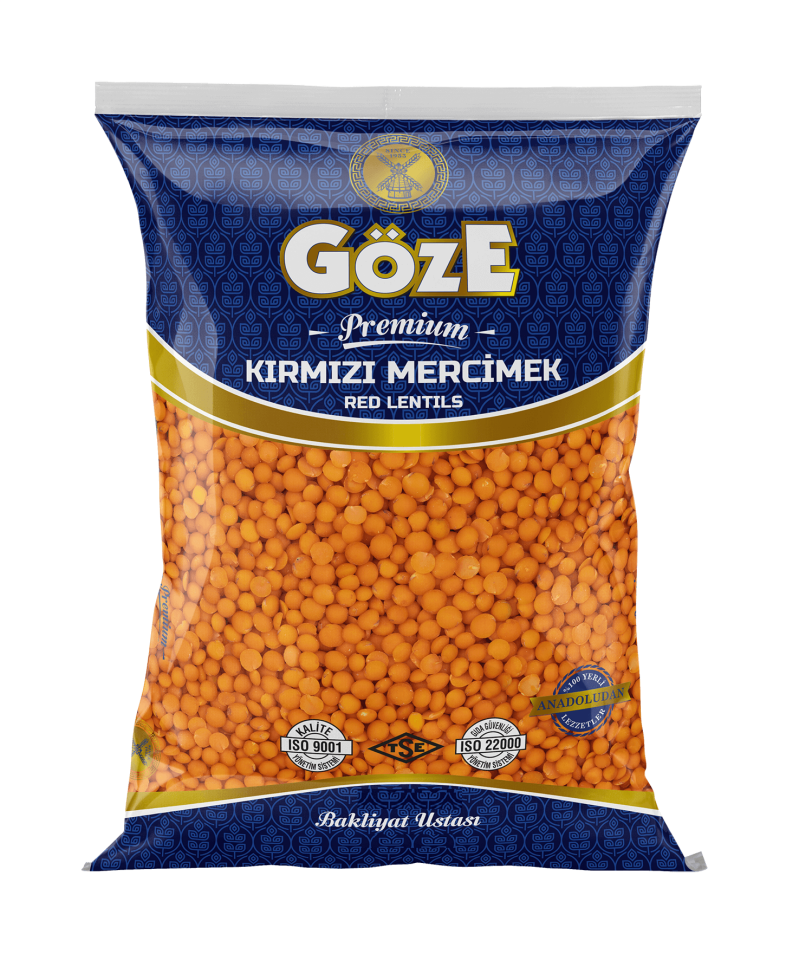 Göze Kırmızı Mercimek 5 Kg