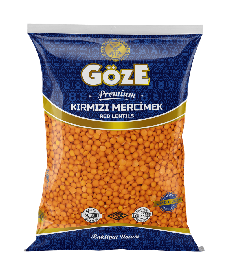 Göze Kırmızı Mercimek 25 Kg