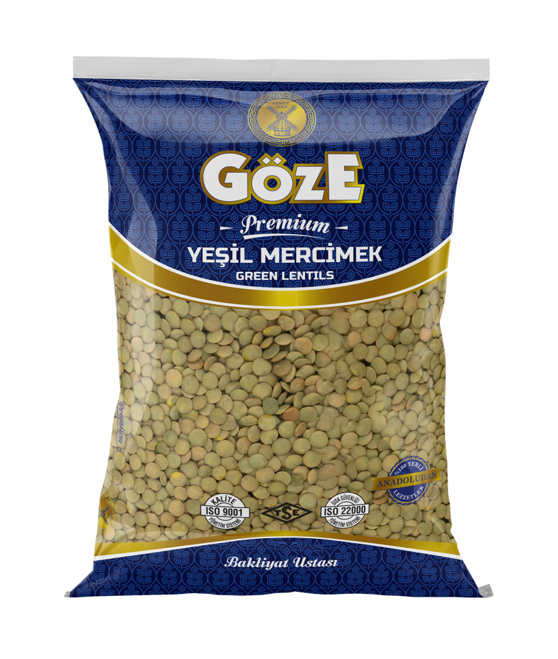 Göze Yeşil Mercimek 25 Kg