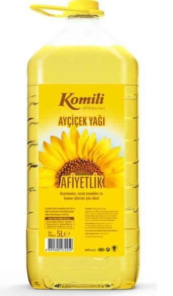 Komili Ayçiçek Yağı 5 L Pet