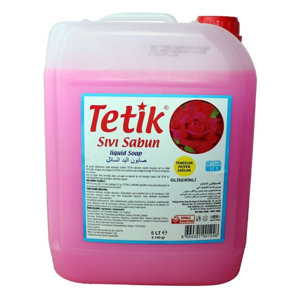 Tetik Sıvı El Sabunu 5 Kg