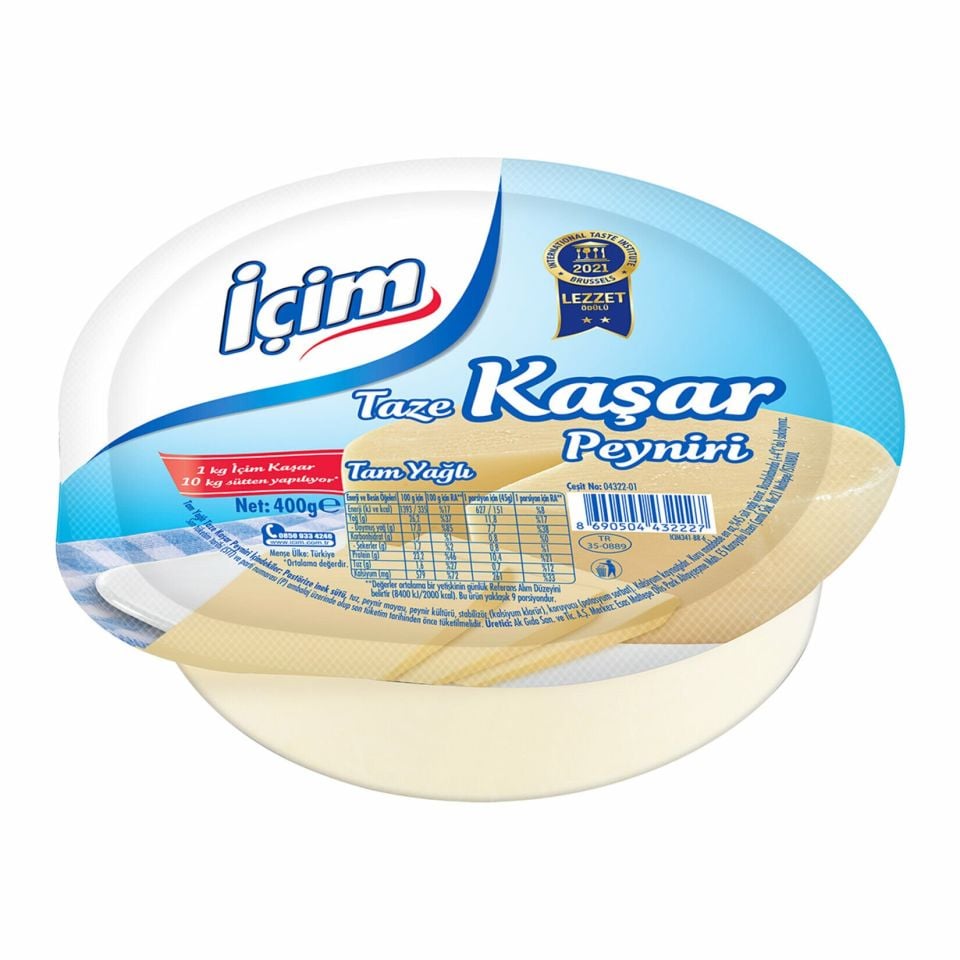 İçim Kasar Peyniri 400gr