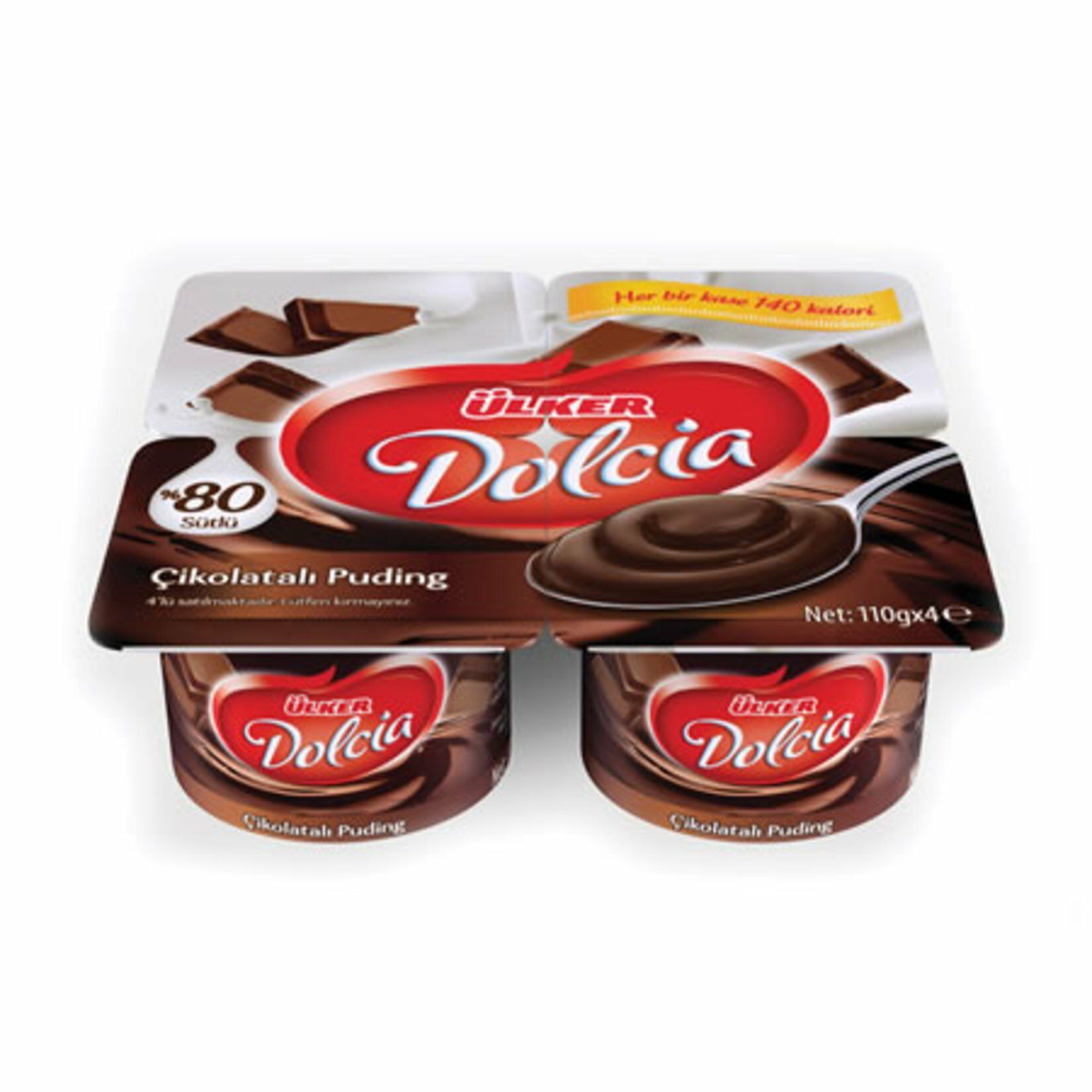 Dolcia Puding Çikolatalı 100 Gr 4'lü