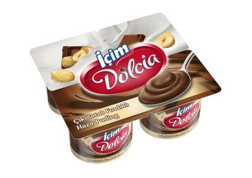 Dolcia Puding Fındık&Çikolata 100 Gr 4'lü