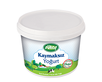 Sütaş Kaymaksız Yoğurt Yarım Yağlı Kova 5 Kg
