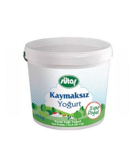 Sütaş Paksüt Kaymaksız Yoğurt 0.6 Yağlı Kova 10 Kg