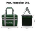 Coolist CL26G 26 Litre Katlanabilir Termos Bez Çanta / Buzluk