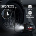KOBB KB180 12Volt 150 PSI Ayarlanabilir Dijital Basınç Göstergeli Lastik Şişirme Pompası