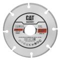 CAT DA09051 115mm Profesyonel Çelik, İnox, Demir Elmas Metal Kesme Diski (Soketli, Aralıklı Kenar)