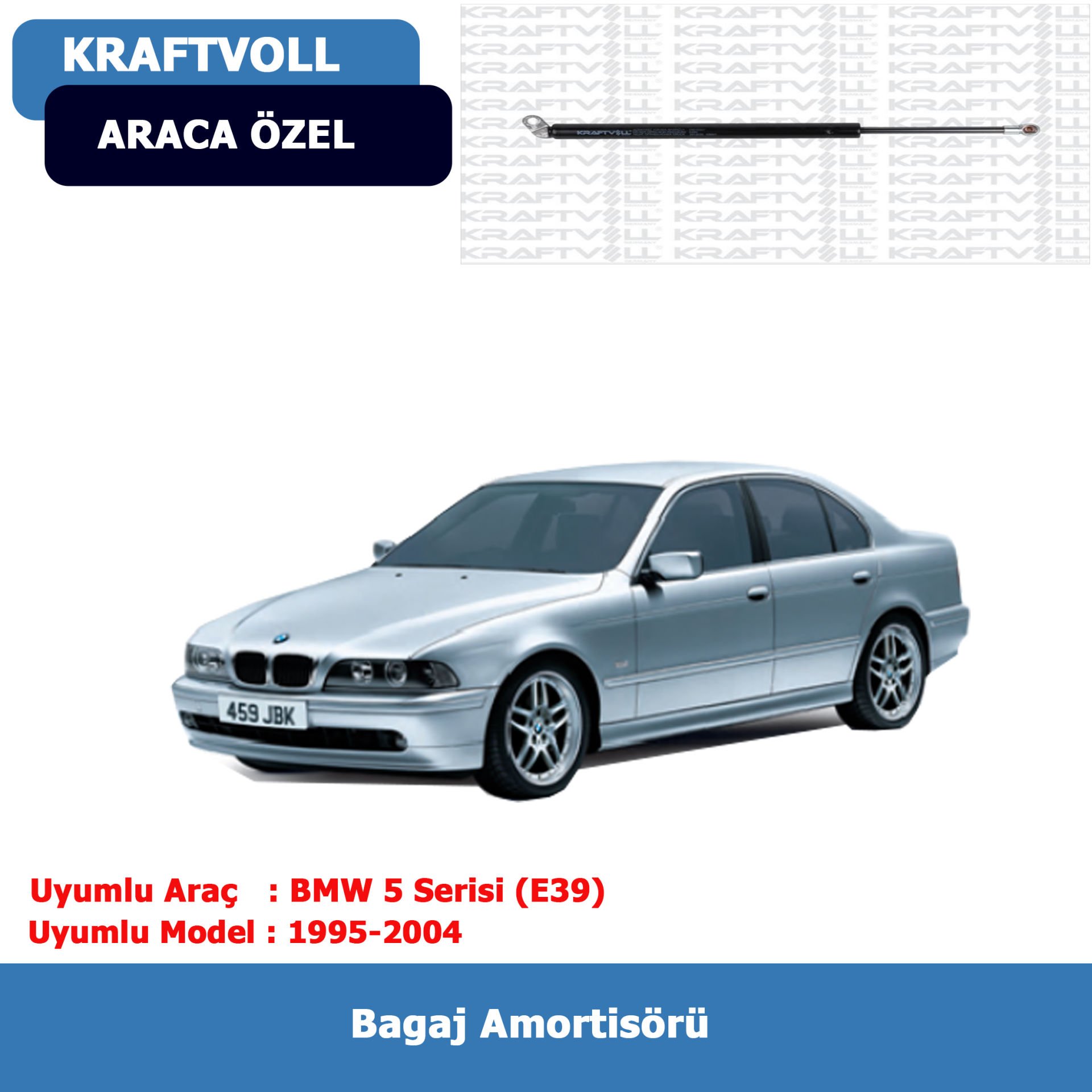 BMW 5 Serisi (E39) Bagaj Amortisörü (1995-2004) Kraftvoll