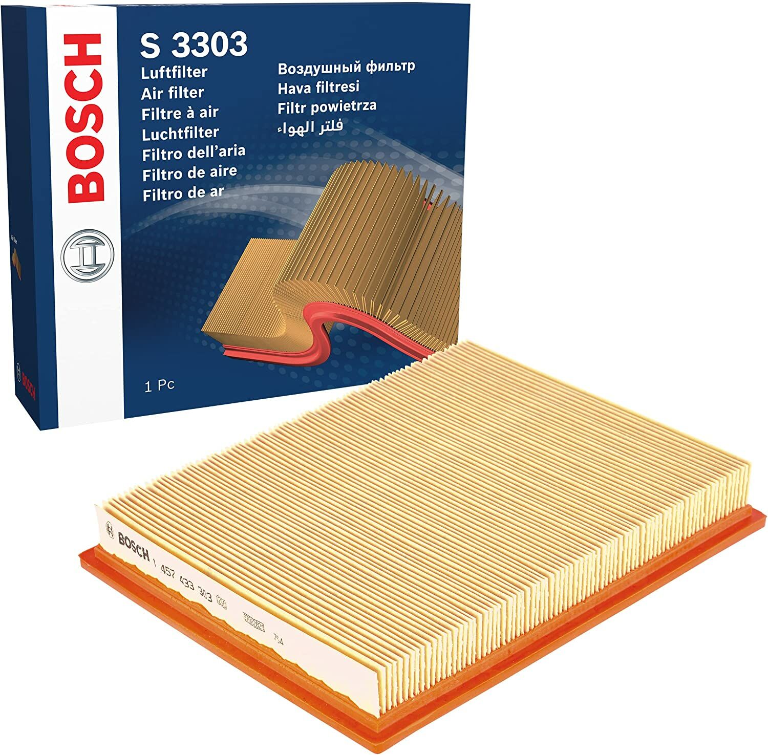 Fiat Albea(172) 1.2 8V Hava Filtresi 2002→ (44KW-60HP)Bosch
