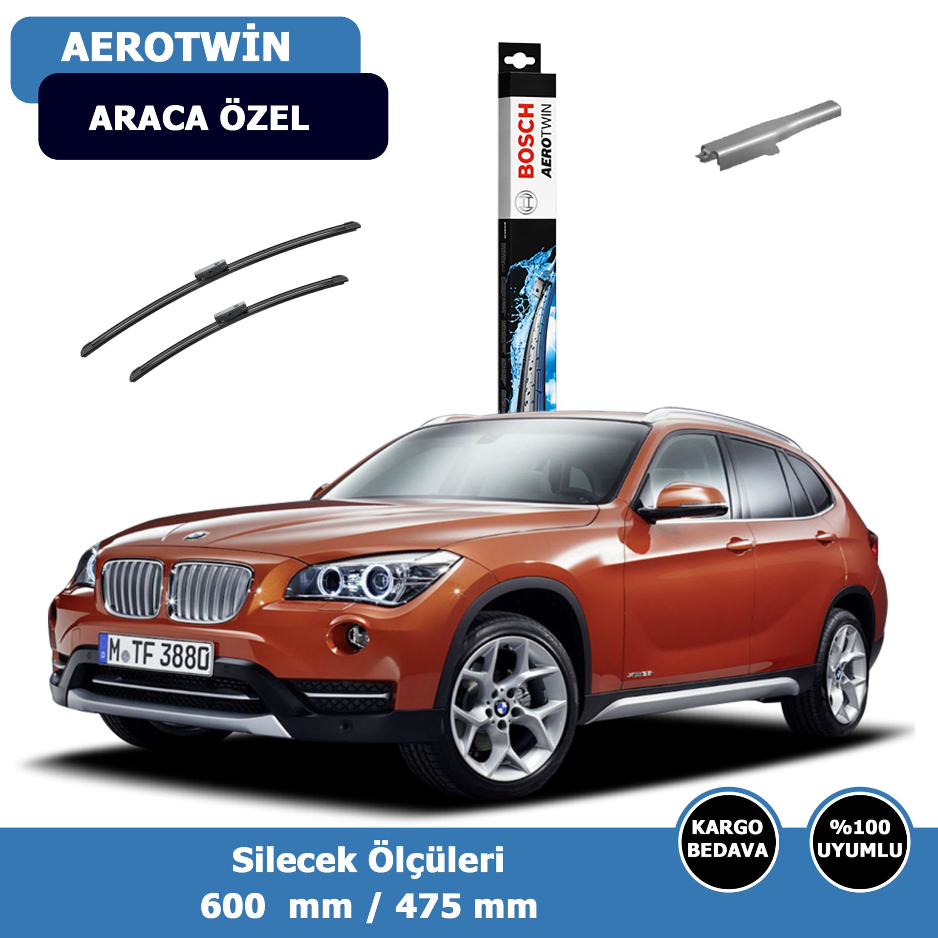 BMW X1 (E84) Ön Silecek Süpürgesi (2010-2015)Bosch