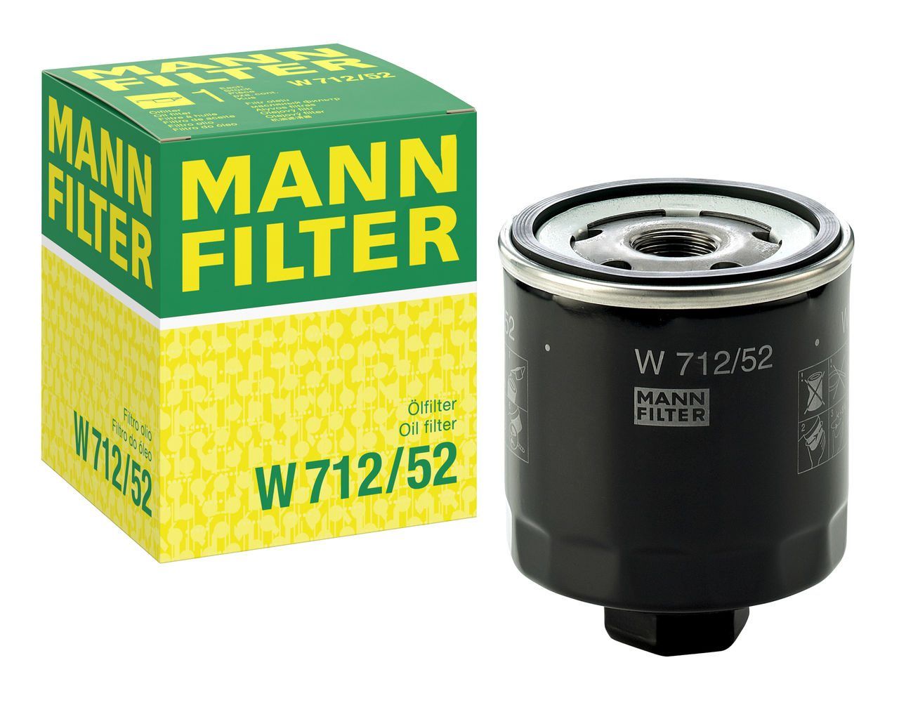 Seat Ibıza IV 1.4 16V Yağ Filtresi 2002-2009 (55KW-75HP)Mann