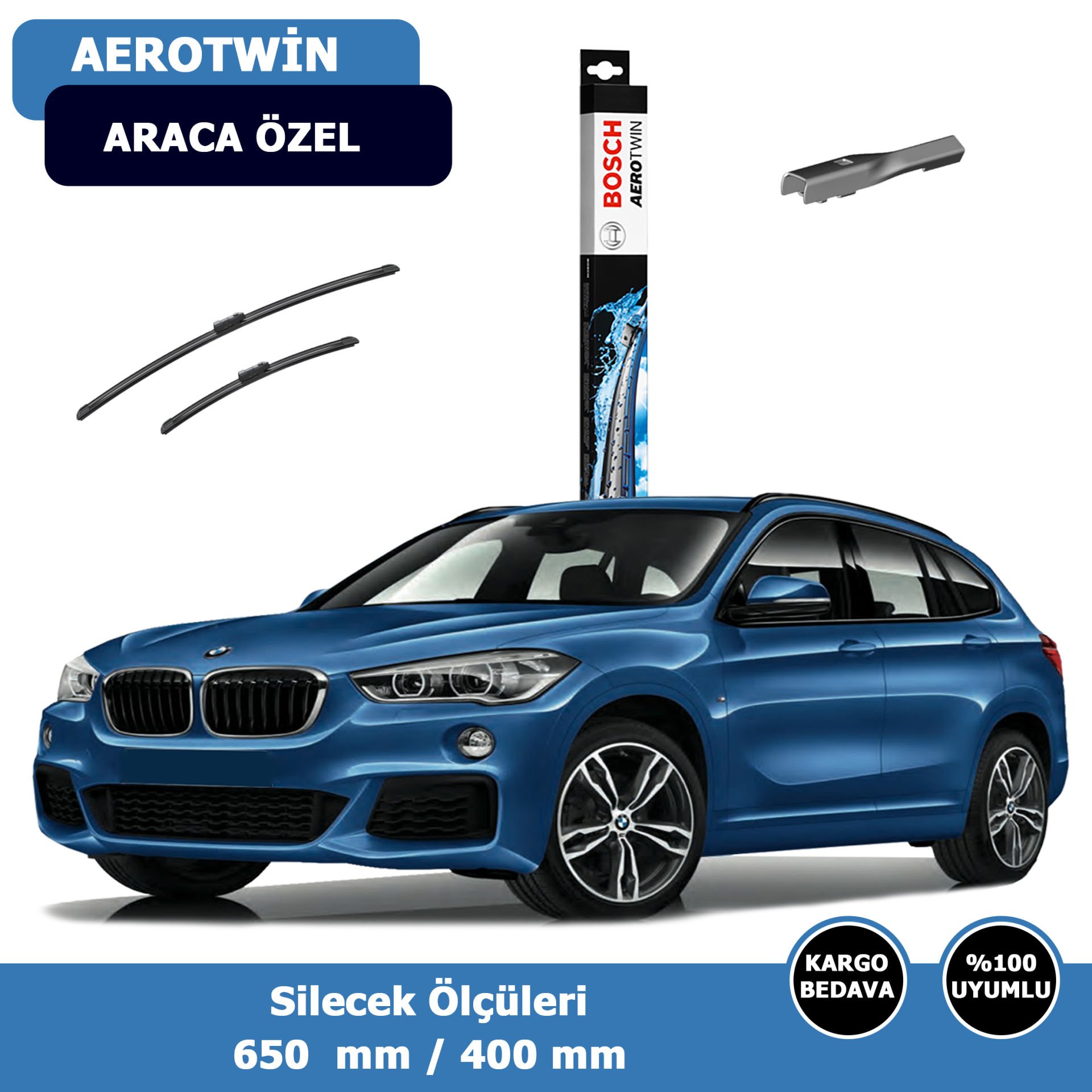 BMW X1 (F48) Ön Silecek Süpürgesi (2016-2021)Bosch