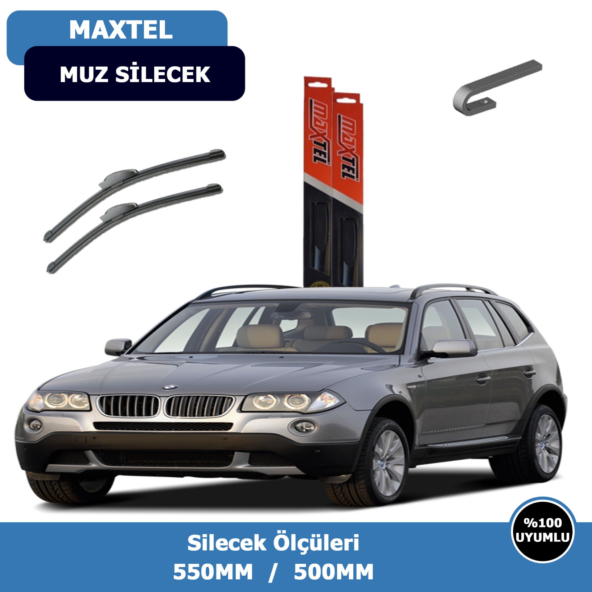 BMW X3 (E83) Ön Silecek Süpürgesi (2003-2010)Maxtel