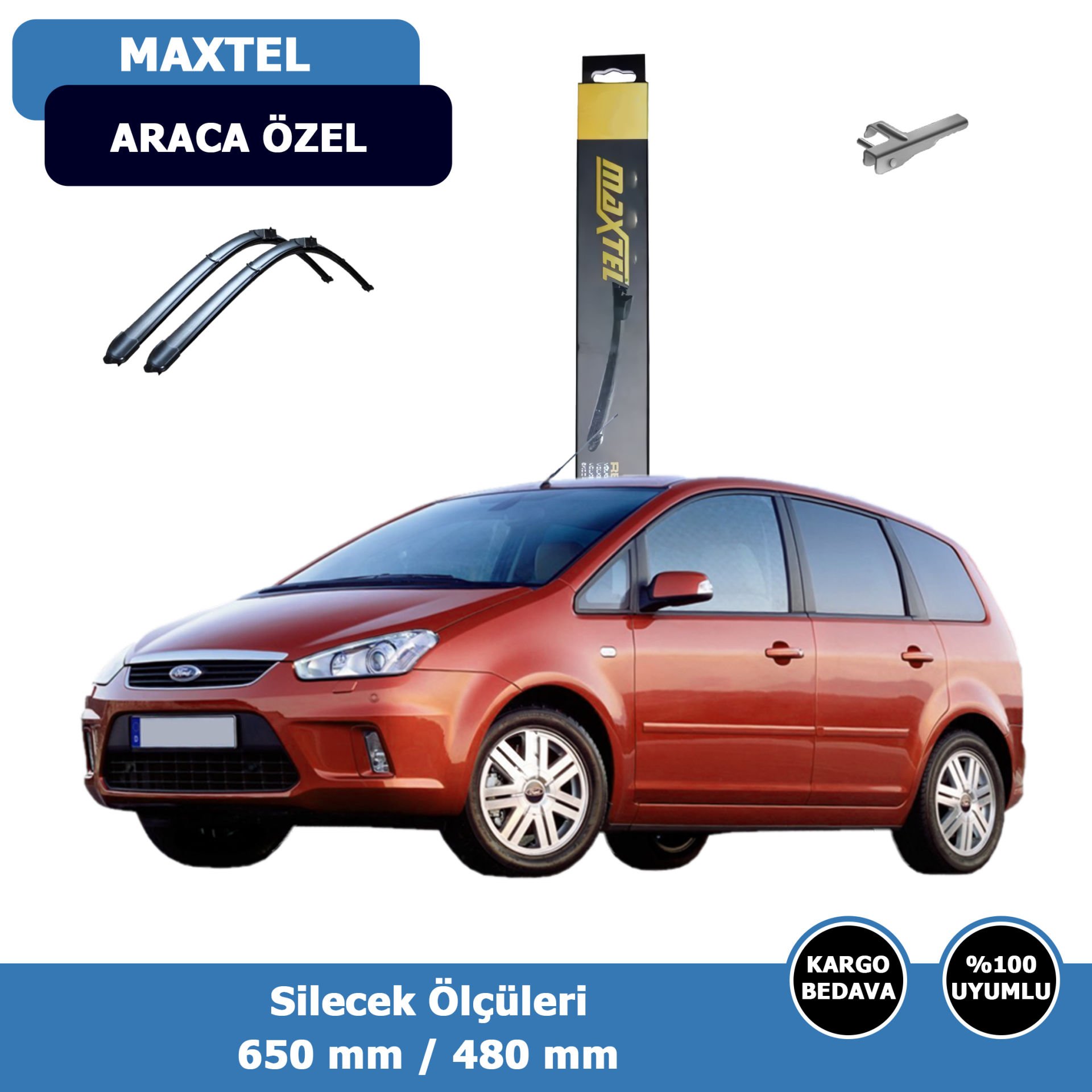 Ford C-Max Ön Silecek Süpürgesi (2003-2010)Maxtel
