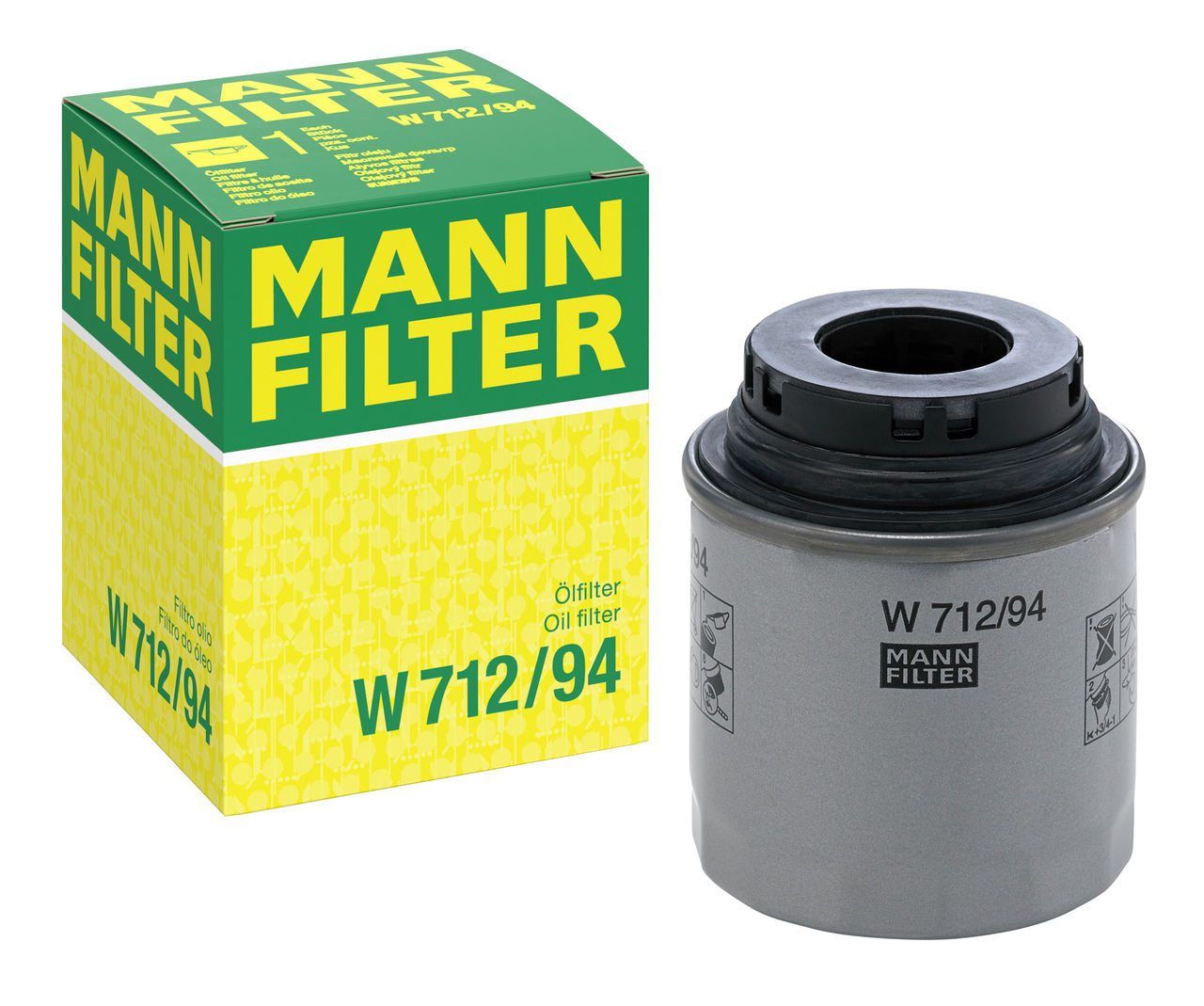 Seat Ibıza V 1.2TSI Yağ Filtresi 2010-2015 (77KW-105HP)Mann