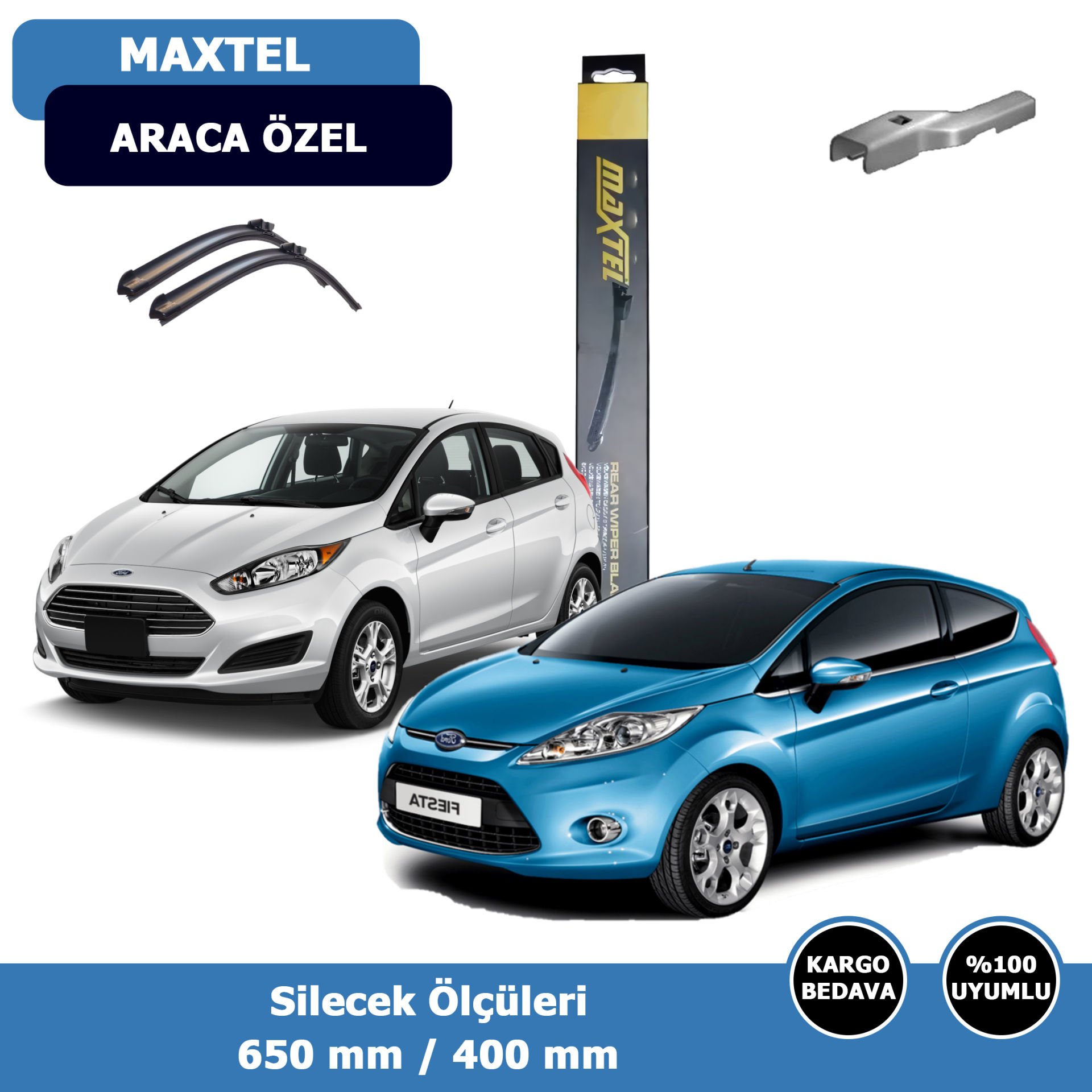 Ford Fiesta Ön Silecek Süpürgesi (2008-2017)Maxtel