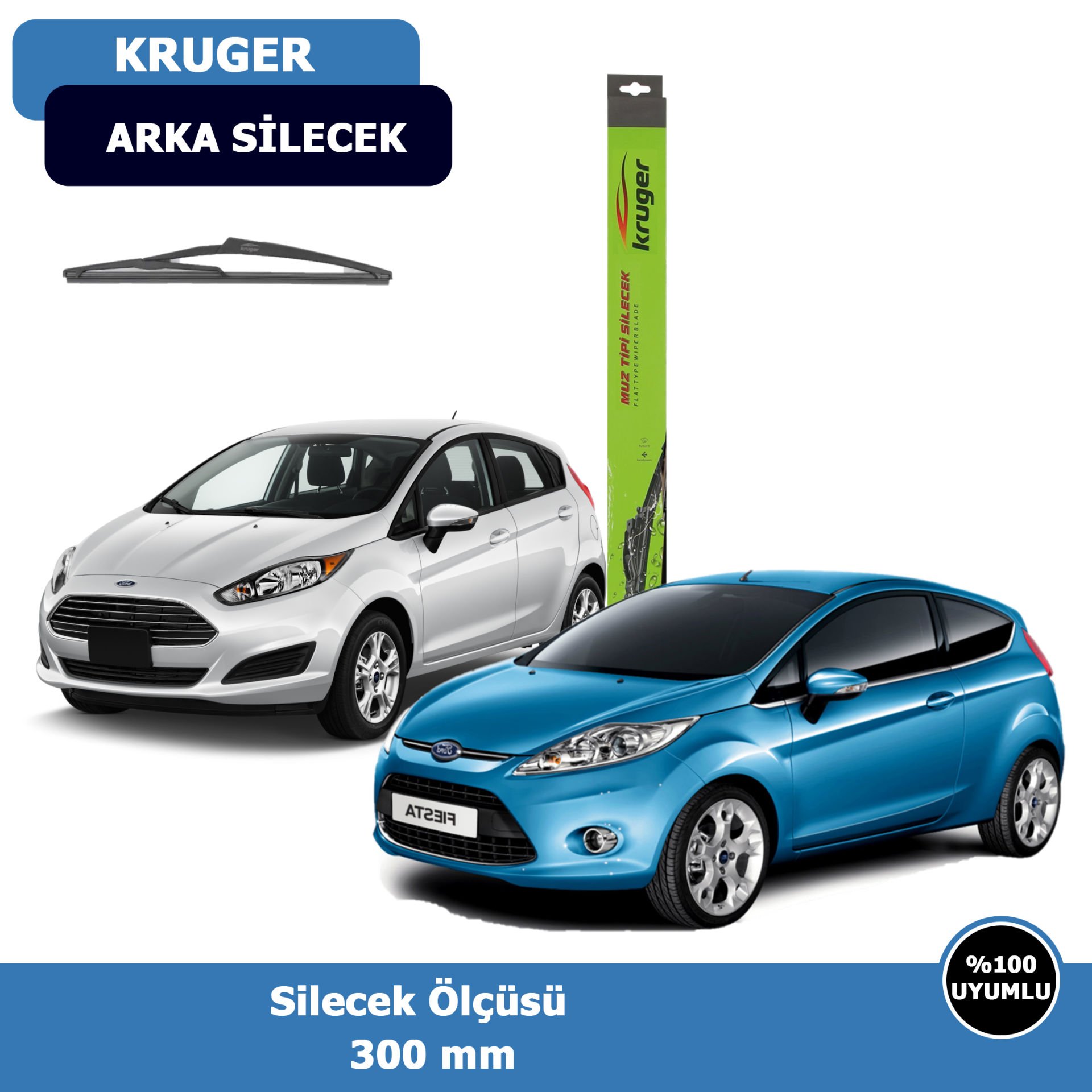 Ford Fiesta Arka Silecek Süpürgesi (2008-2017)Kruger