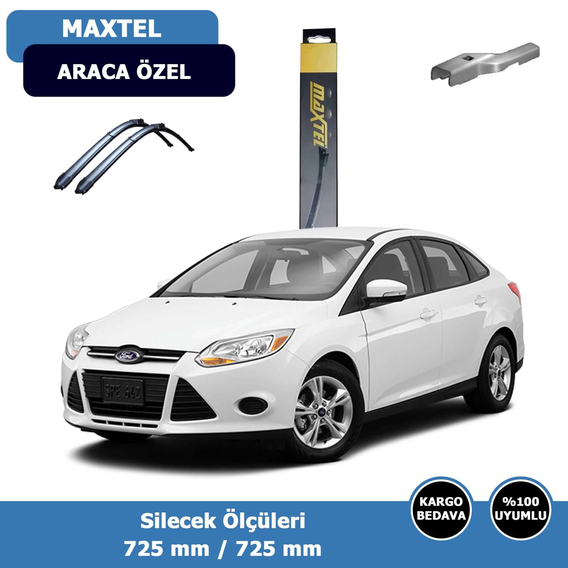 Ford Focus 3 Ön Silecek Süpürgesi (2012-2020)Maxtel