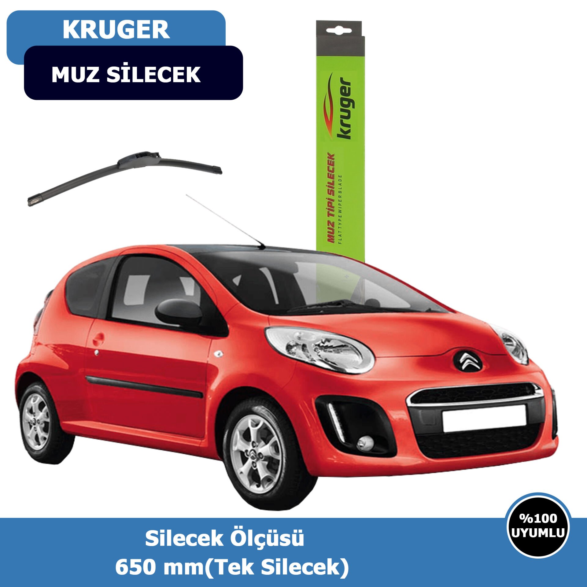 Cıtroen C1 I Ön Silecek Süpürgesi (2005-2013)Kruger