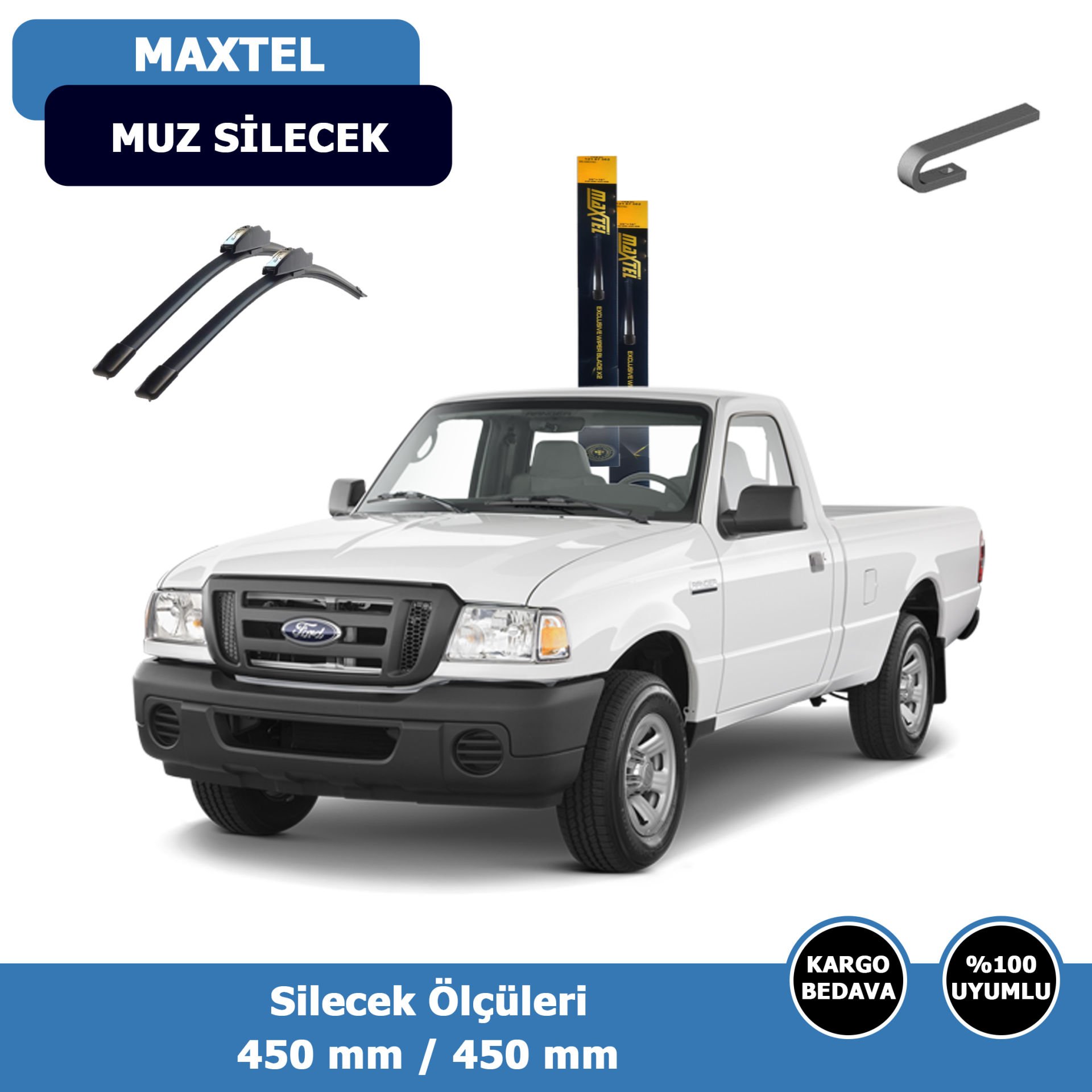 Ford Ranger Ön Silecek Süpürgesi (2003-2009)Maxtel