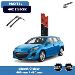 Mazda 3 Hatchback Ön Silecek Süpürgesi (2009-2013)Maxtel