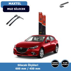 Mazda 3 Hatchback Ön Silecek Süpürgesi (2014-2016)Maxtel