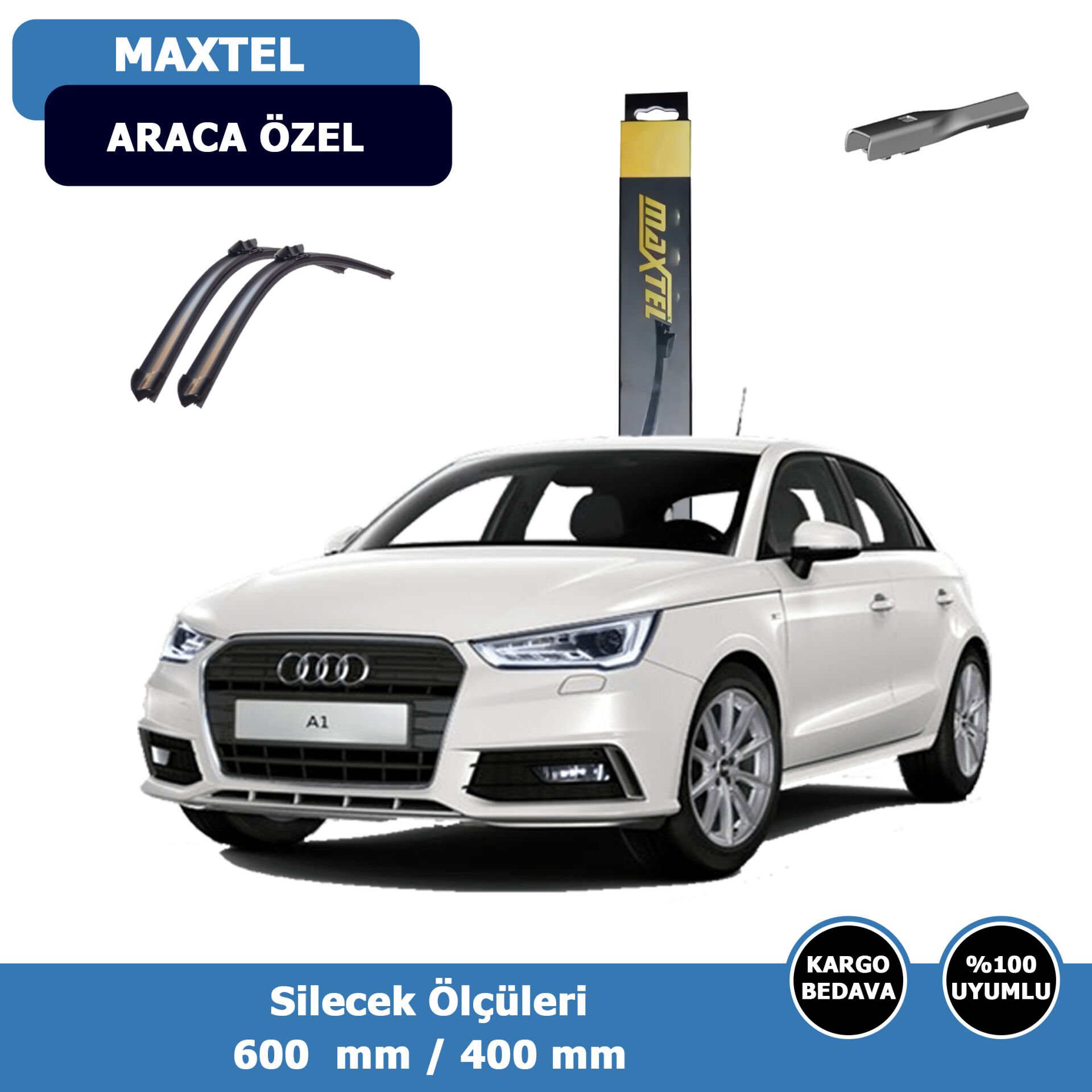 Audi A1 Ön Silecek Süpürgesi (2010-2020) Maxtel