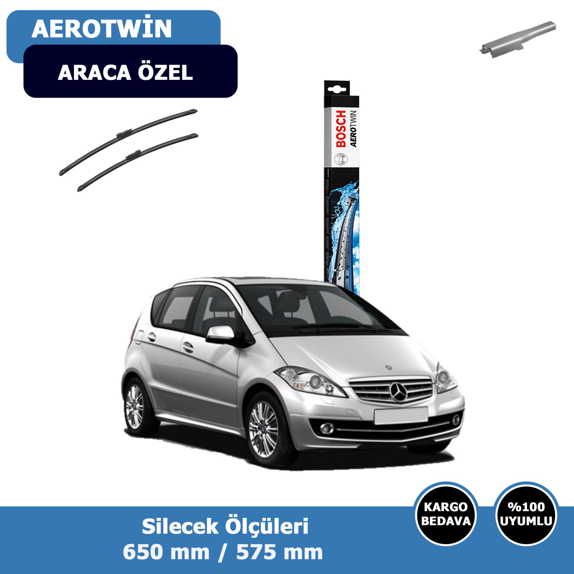 Mercedes A Serisi W169 Ön Silecek Süpürgesi (2004-2011)Bosch