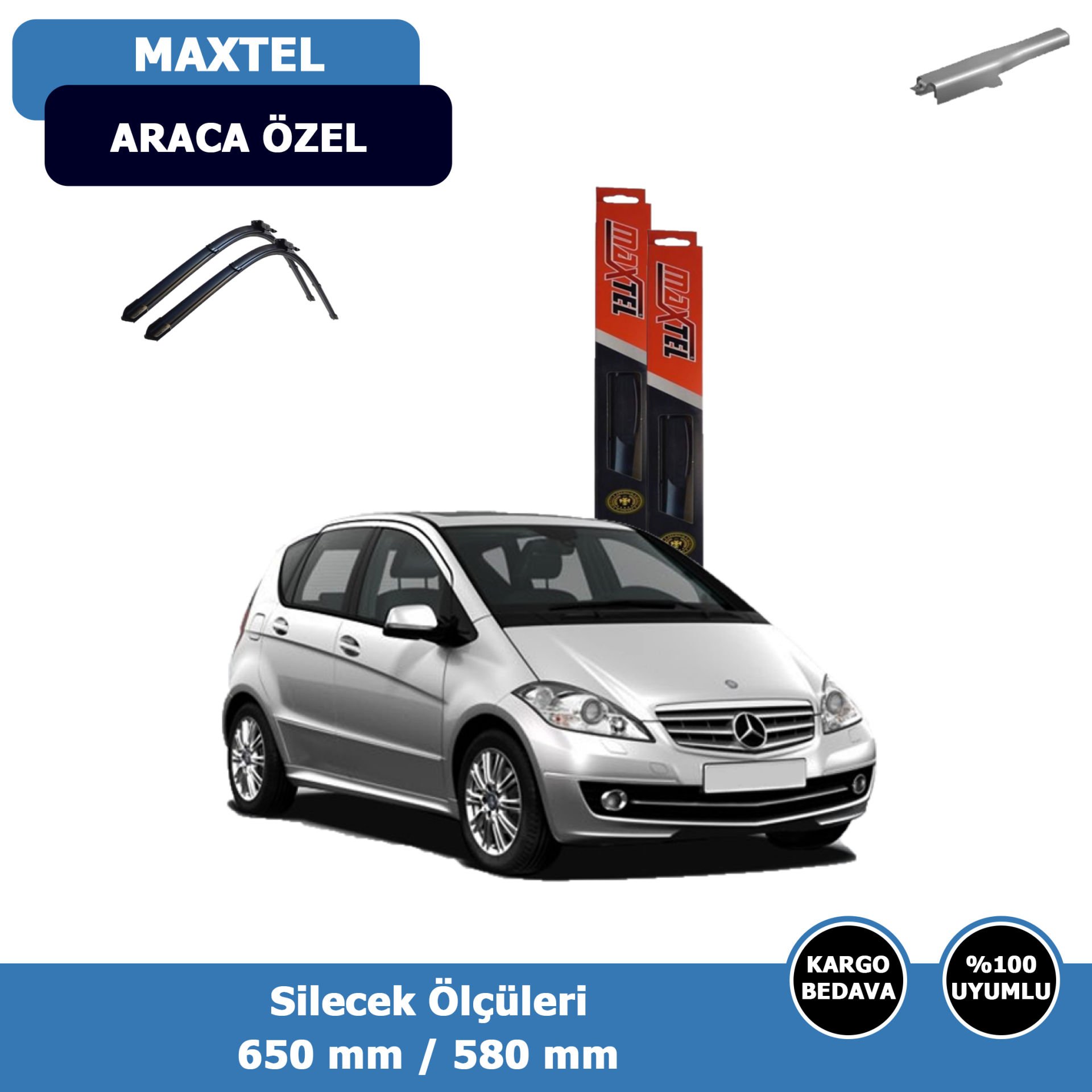 Mercedes A Serisi W169 Ön Silecek Süpürgesi (2004-2011)Maxtel