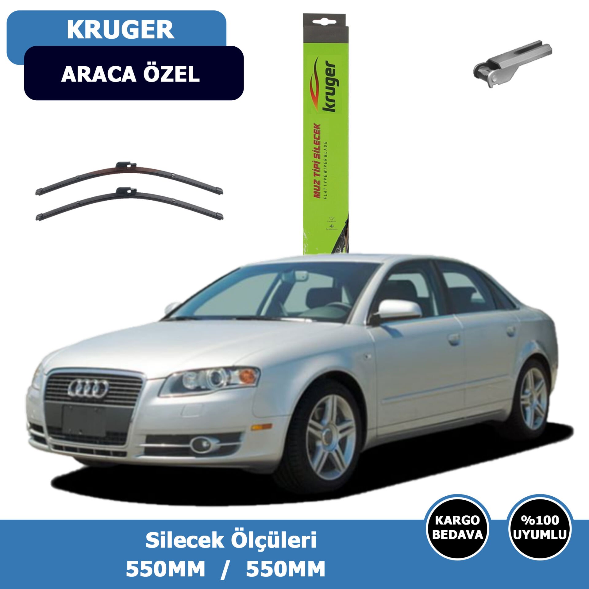 Audi A4 Ön Silecek Süpürgesi (2004-2008)Kruger