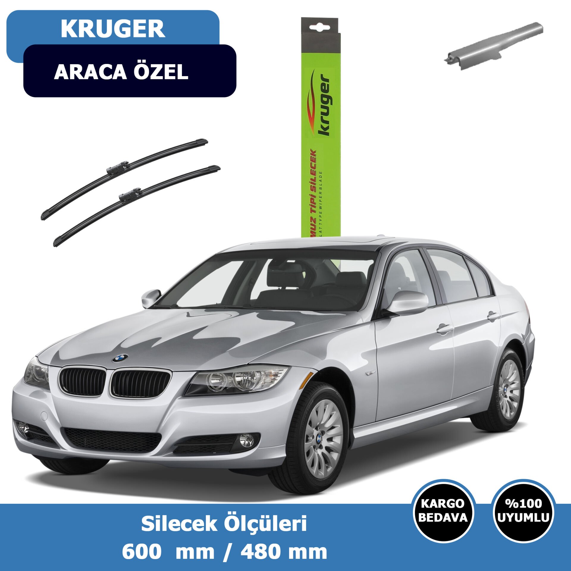 BMW 3Serisi E90 Ön Silecek Süpürgesi (2009-2012)Kruger