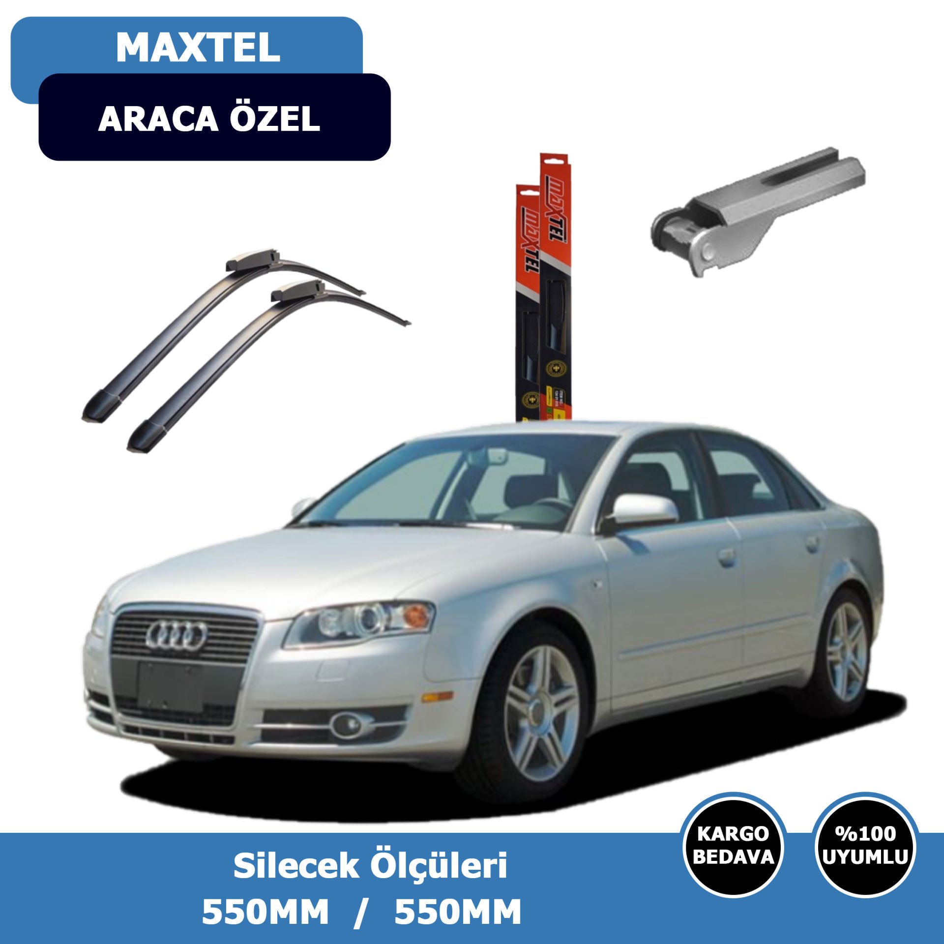 Audi A4 Ön Silecek Süpürgesi (2004-2008)Maxtel