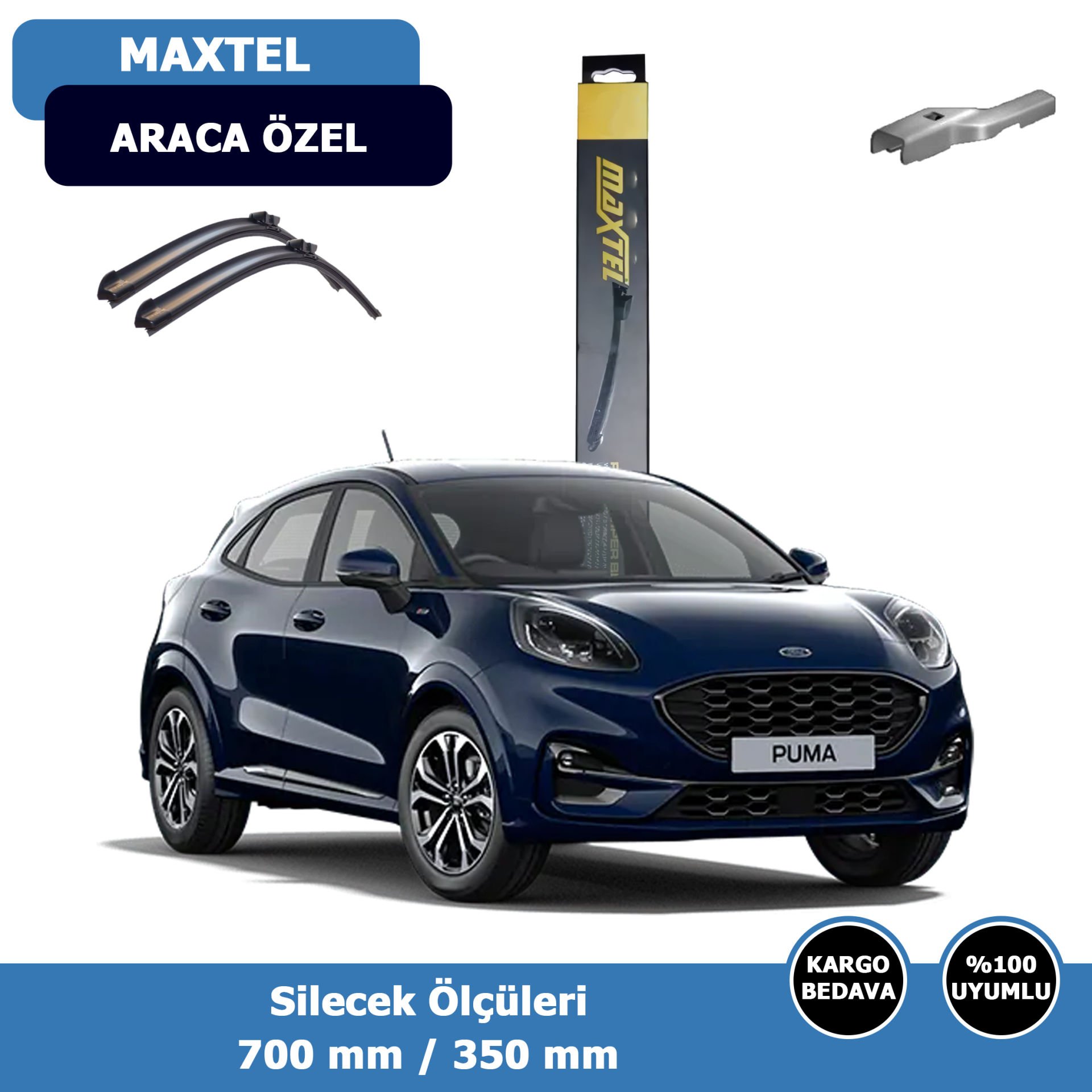 Ford Puma Ön Silecek Süpürgesi (2020-2022)Maxtel