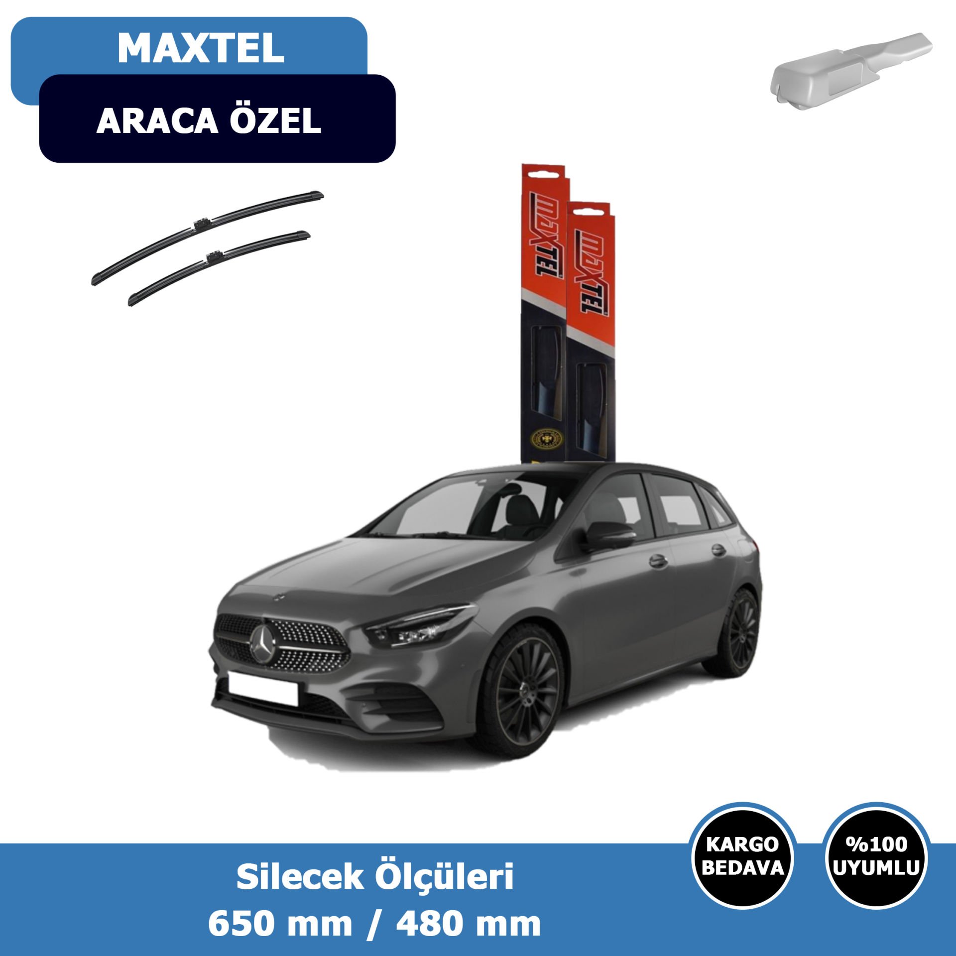 Mercedes B Serisi W247 Ön Silecek Süpürgesi (2019-2022)Maxtel